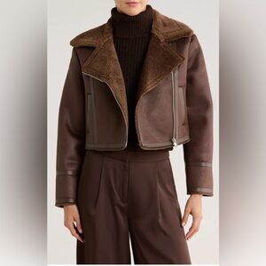 Jason Wu Chocolate Teddy Bomer Jacket